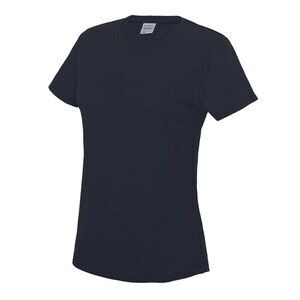 Just Cool Womens/Ladies Sports Plain T-Shirt / French Navy